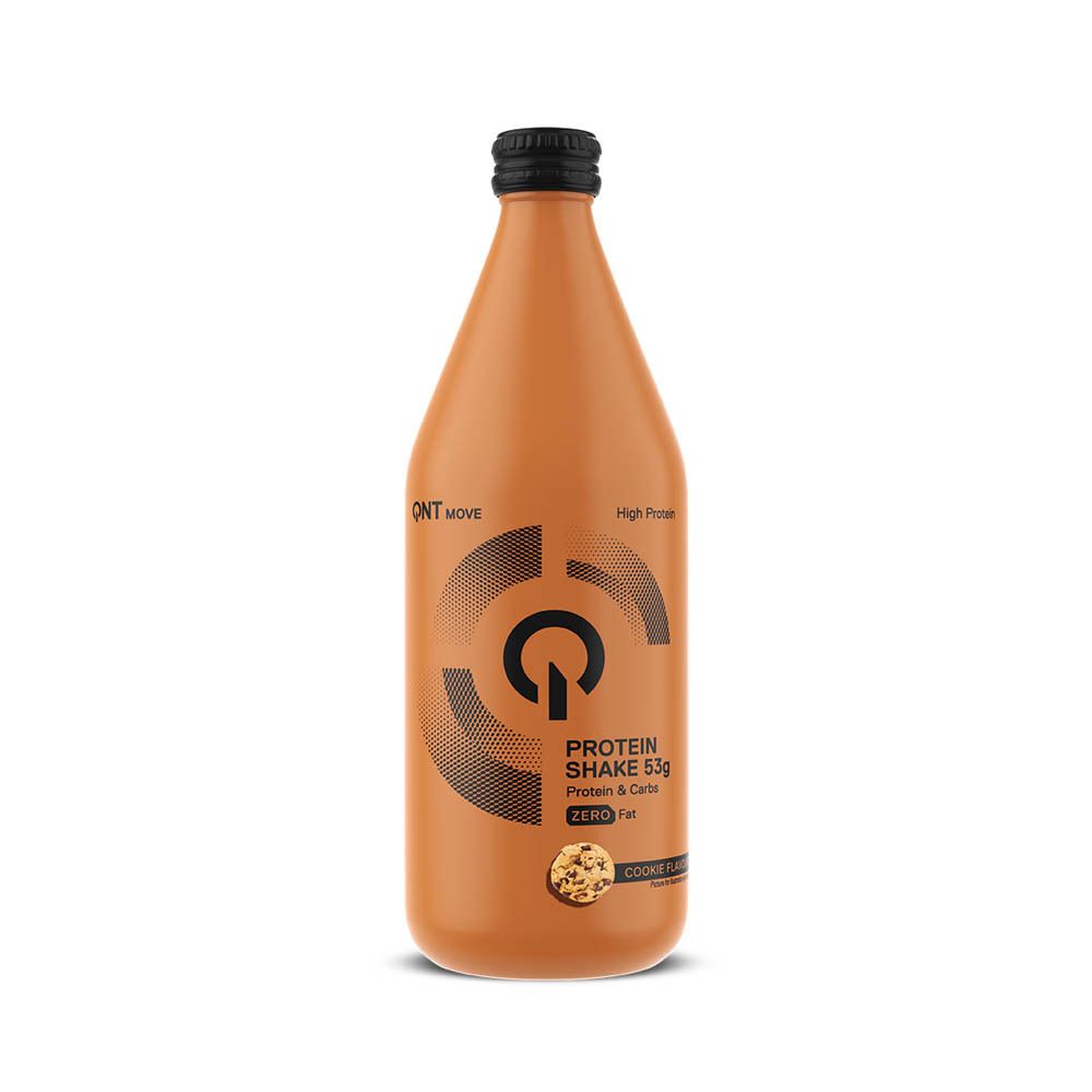 QNT Protein Shake (53g protein) glass bottle Cookies Cream