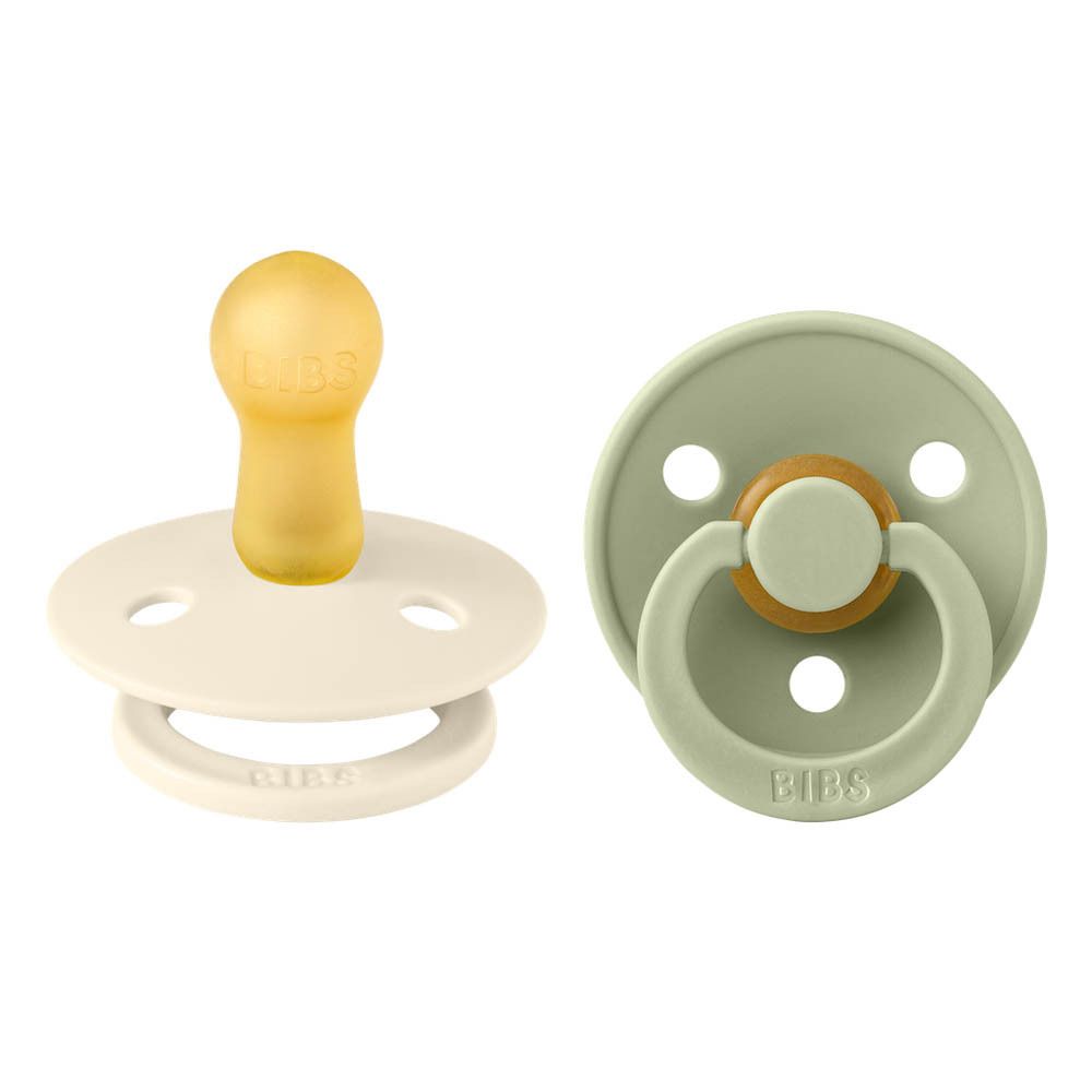 BIBS Tétine Sage - Ivory 6-18 Mois
