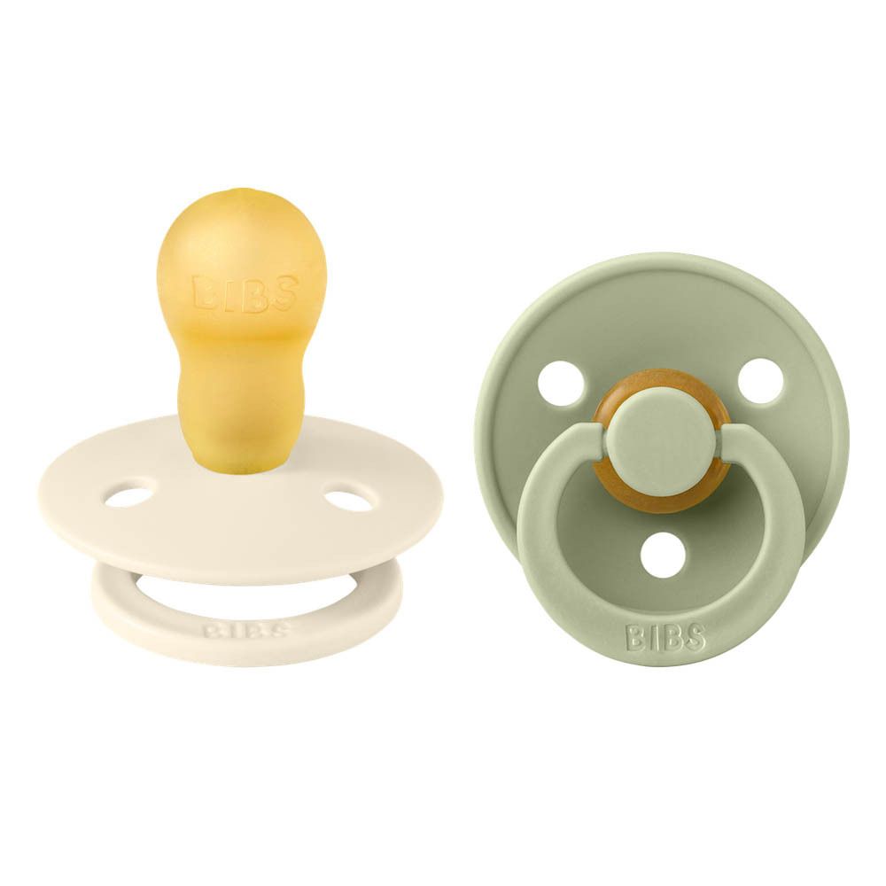 BIBS Tétine Sage - Ivory 18 Mois+