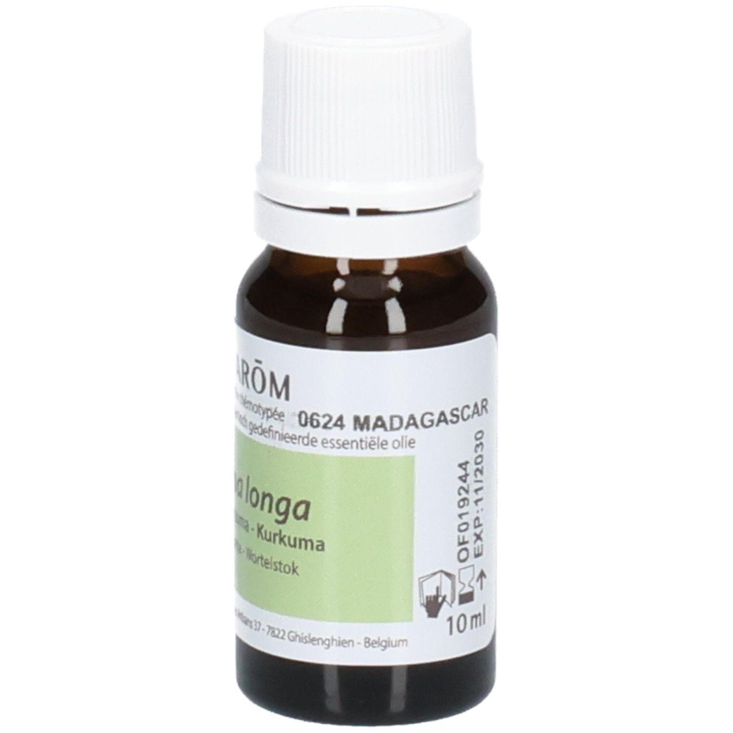 Pranarôm Kurkuma etherische olie, 10ml. Herkomst: Madagaskar.