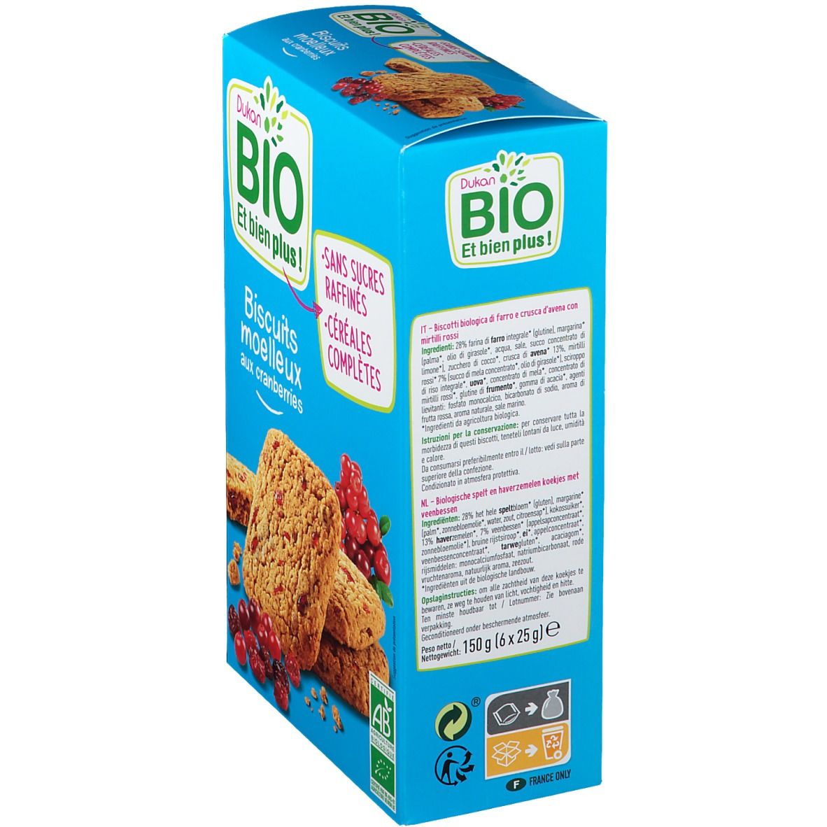 Dukan Moelleux Cranberries Bio