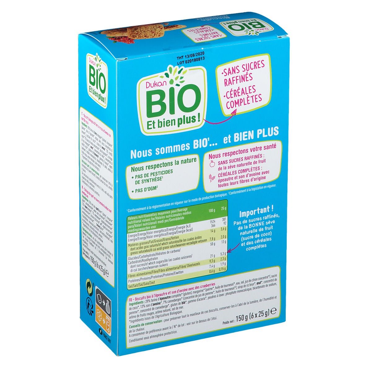Dukan Moelleux Cranberries Bio
