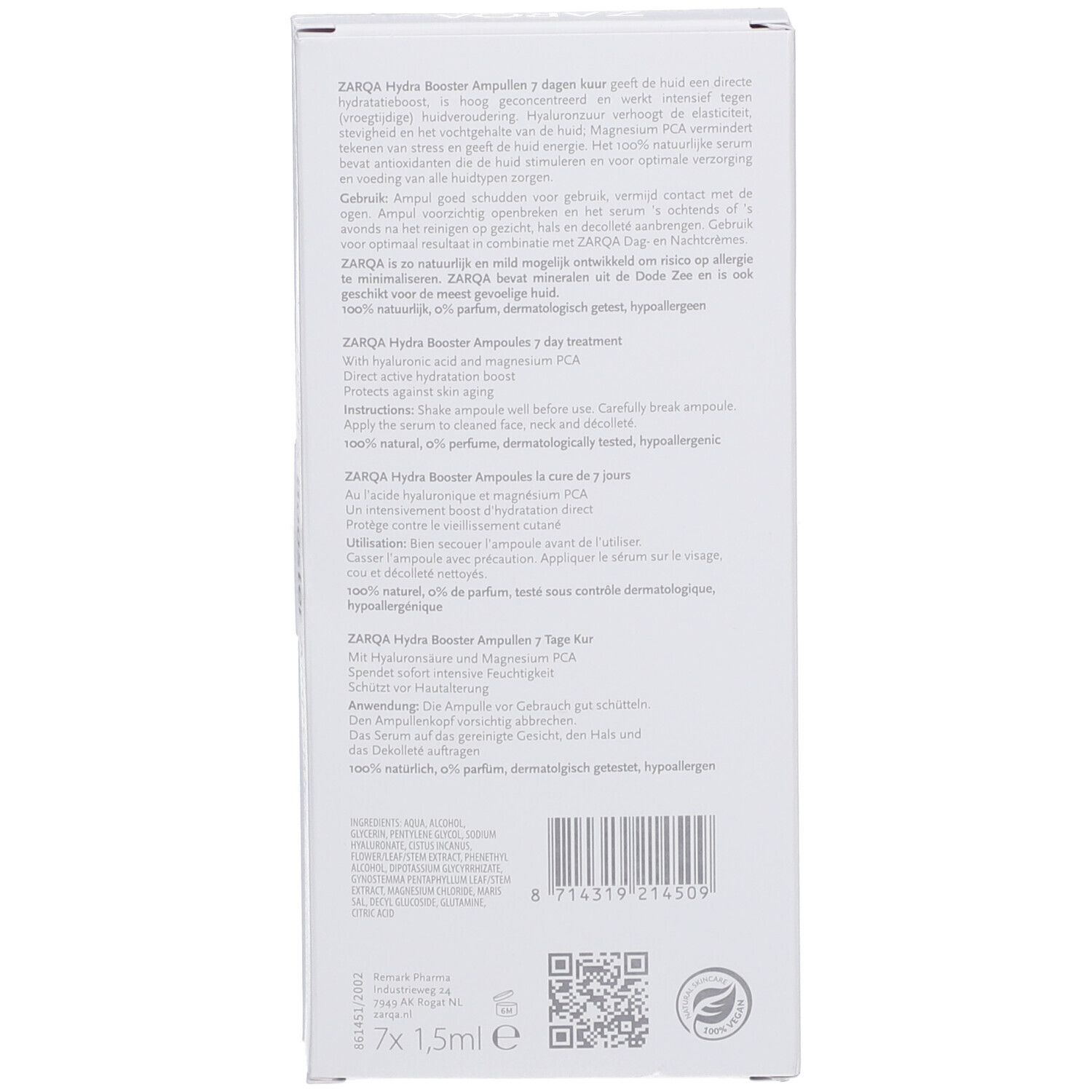 Zarqa® Face Hydra Booster
