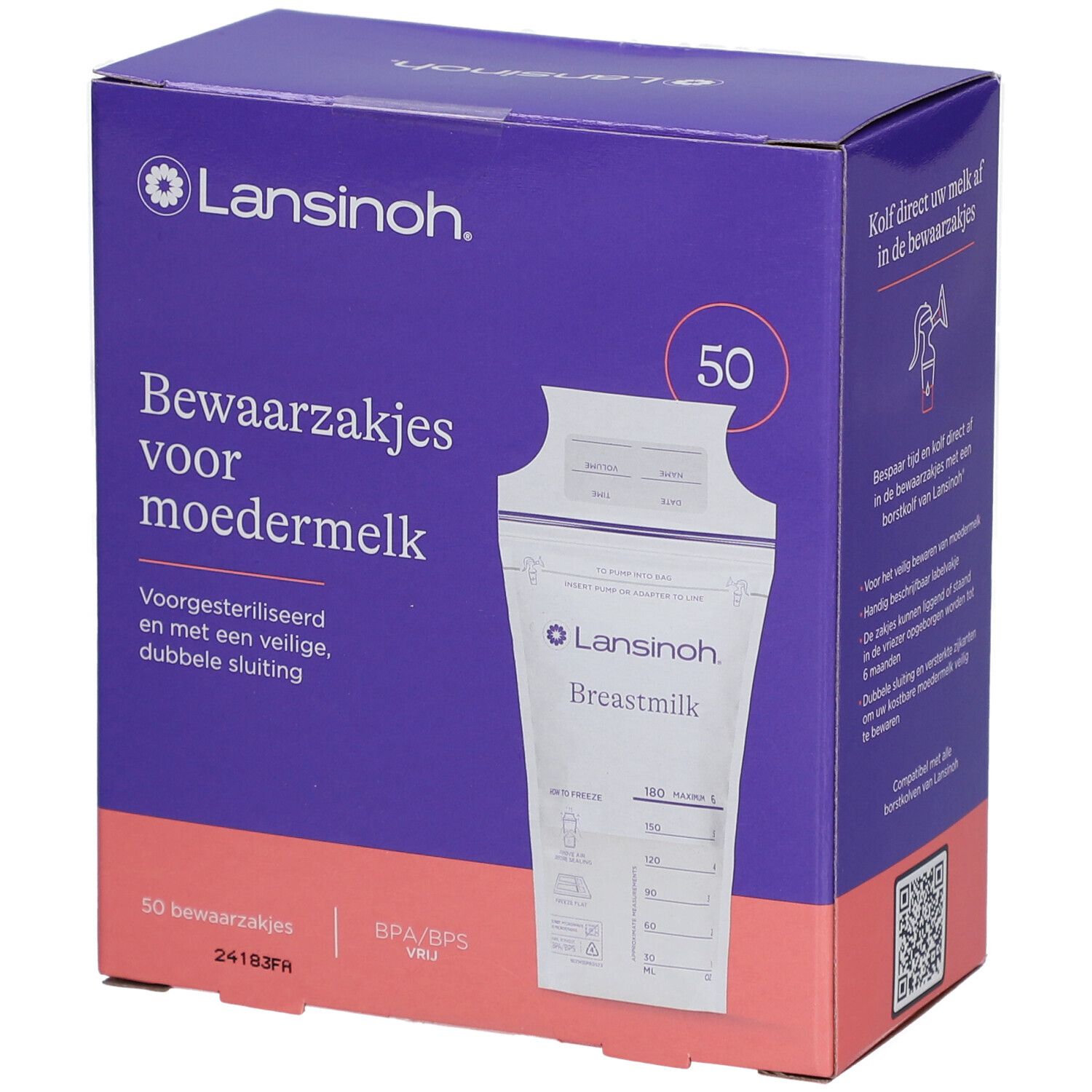 Lansinoh Bewaarzakjes Moedermelk