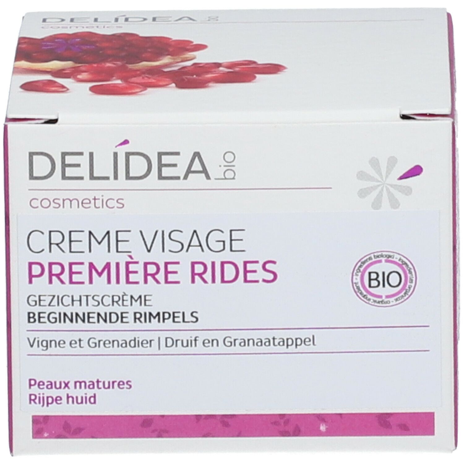 Delídea Cosmetics First Wrinkles Face Cream Bio