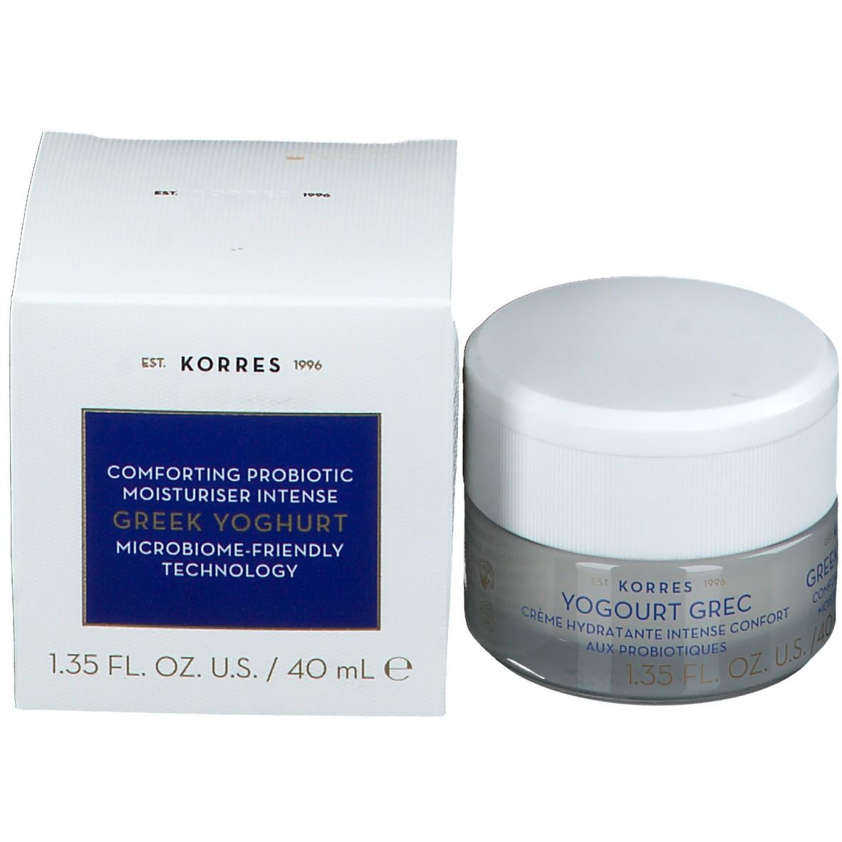 Korres KF Yogourt Grec Soin Hydratant Probiotique Réconfortant Intense