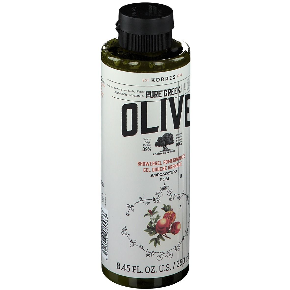 Korres Pure Greek Olive Shower Gel Pomegranate