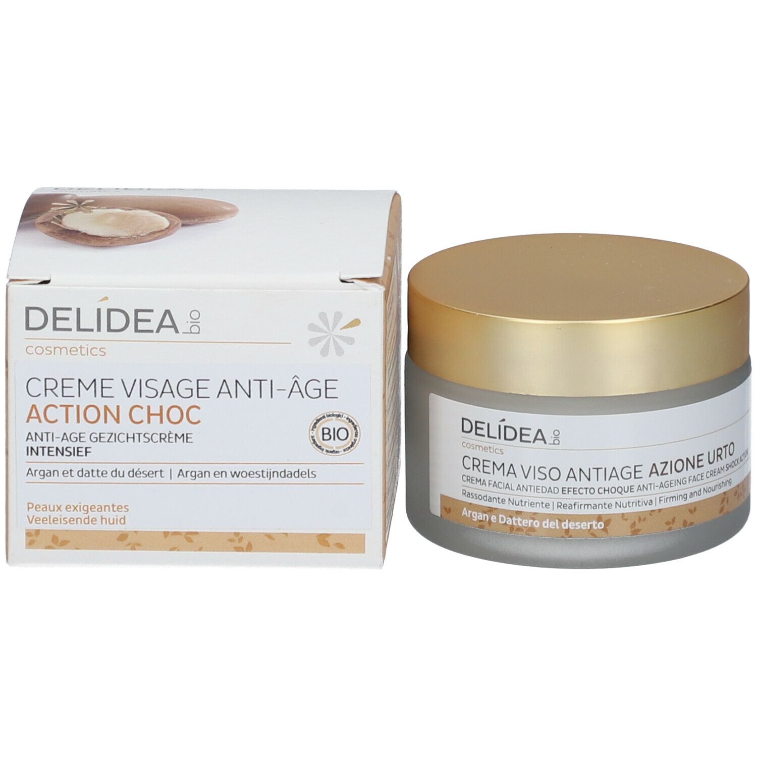 Delídea Cosmetics Shock Action Anti-Ageing Face Cream Bio