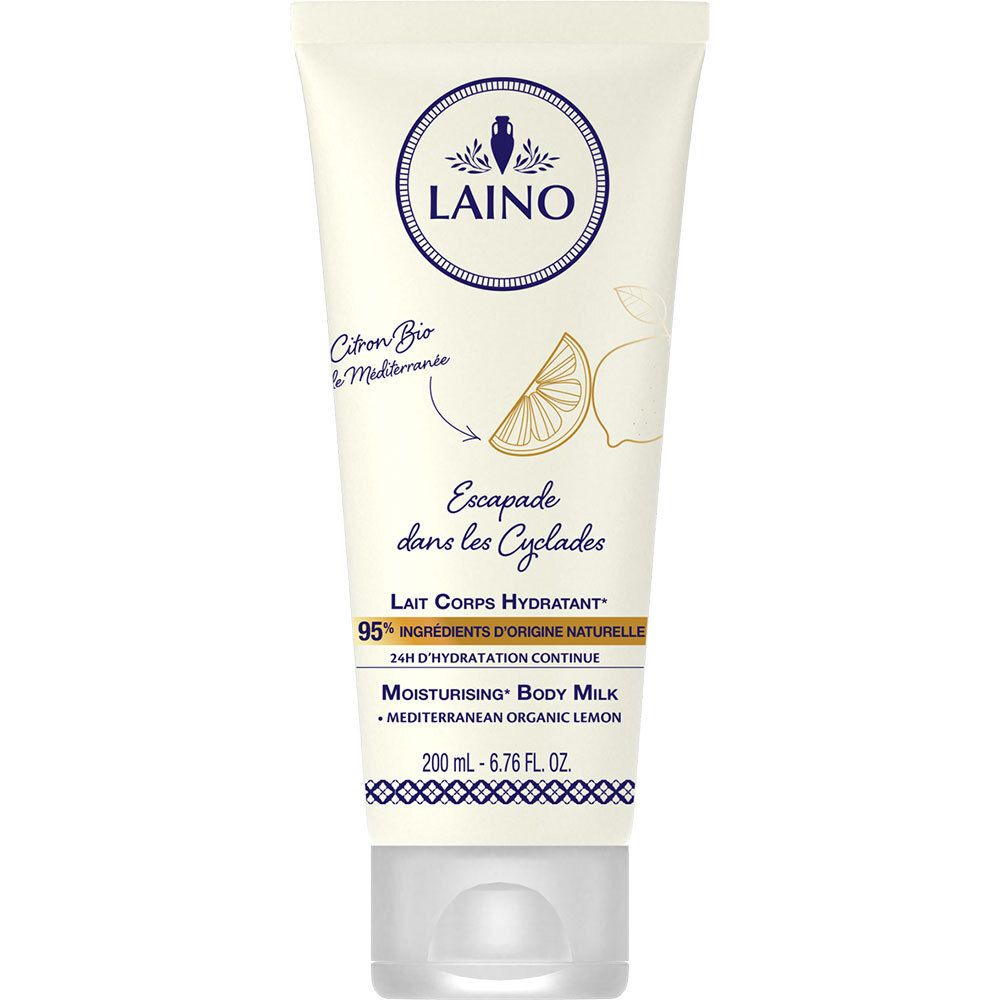 Laino Lait Corps Hydratant Citron Bio de Méditerranée