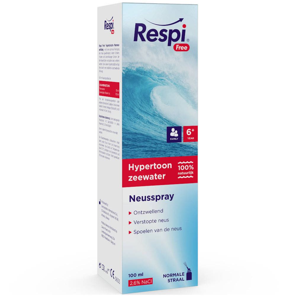 Respi Free Hypertonische Neusspray Familie