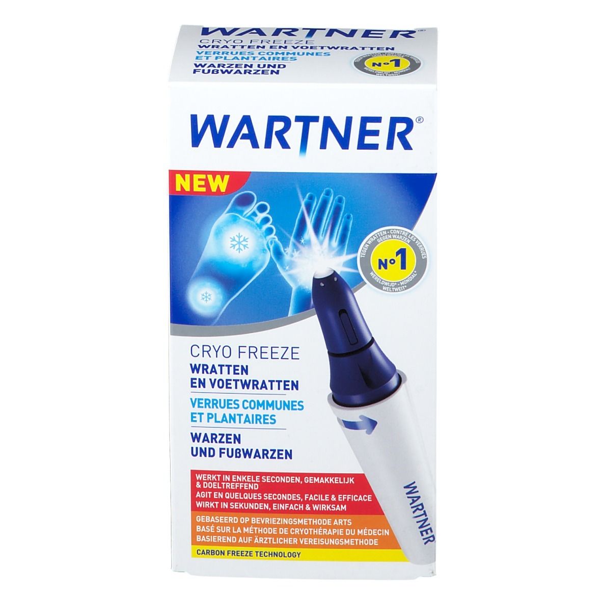 Wartner® Cryo Freeze 2.0 Élimination des Verrues Communes et Plantaires