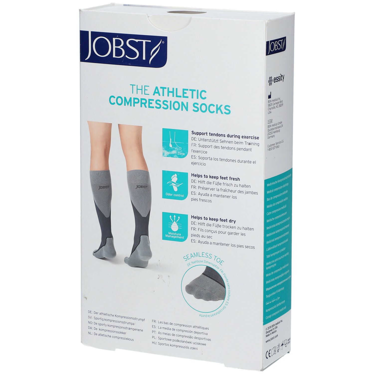 Jobst Sport Compressiekousen 15-20 AD Zwart Small 7528970