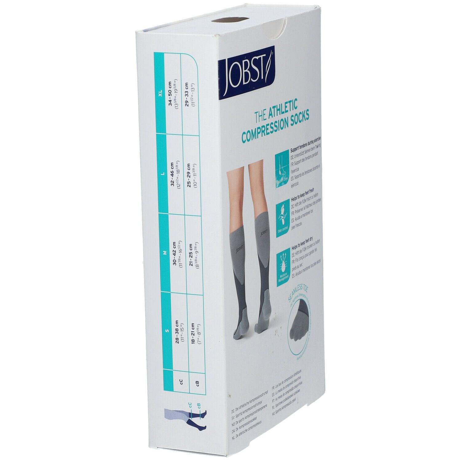 Jobst Sport Compressiekousen 15-20 AD Zwart Small 7528970