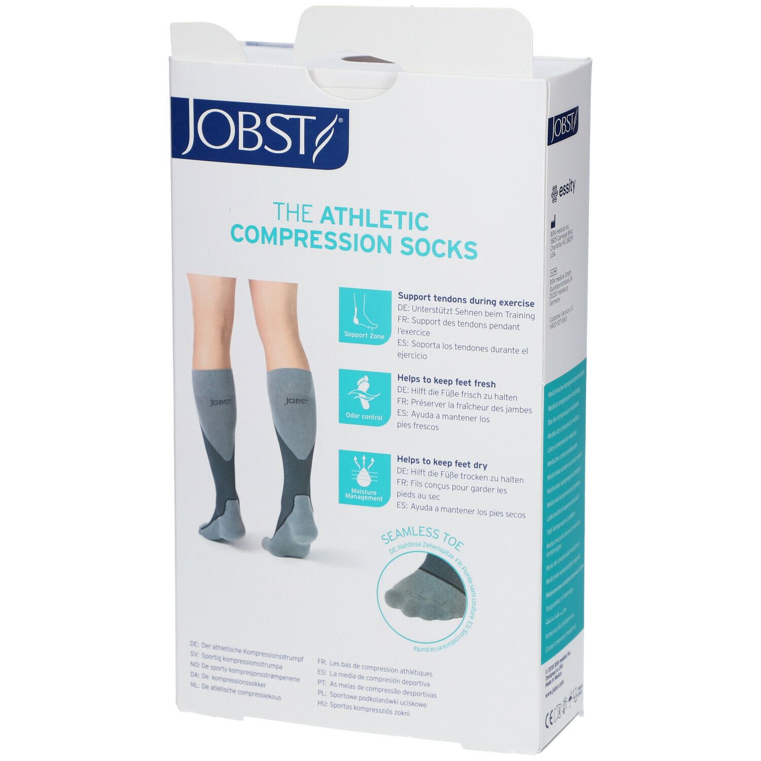 Jobst Sport Compressiekousen 15-20 AD Zwart Large 7528972