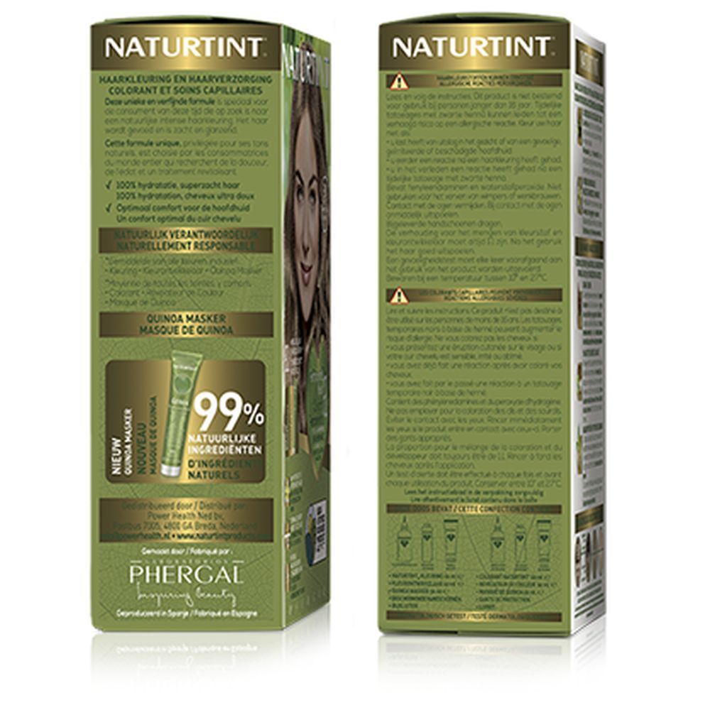 Naturtint Permanente Haarkleuring Donker Blond 6N