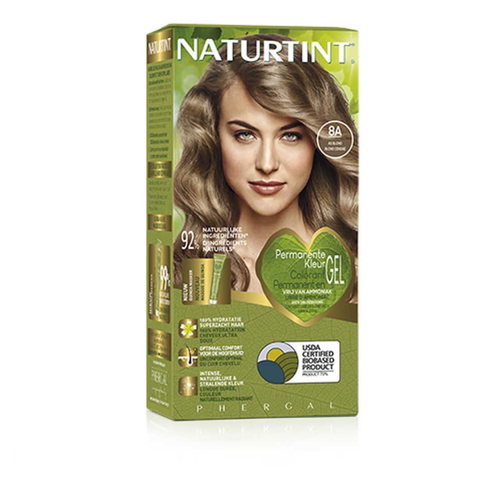 NATURTINT Teinture naturelle permanente blond cendré 8A