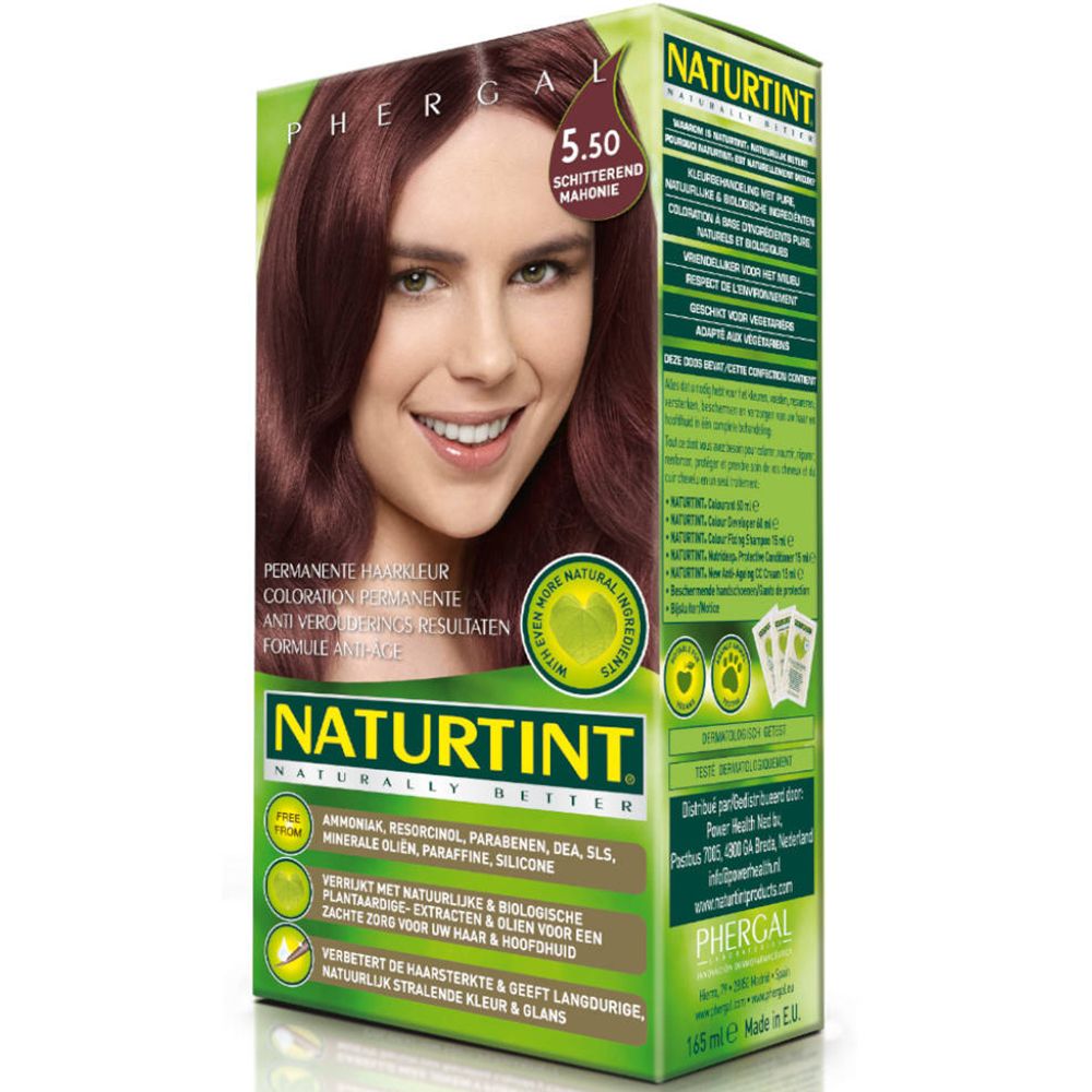 Naturtint Permanente Haarkleuring Schitterend Mahonie 5.5