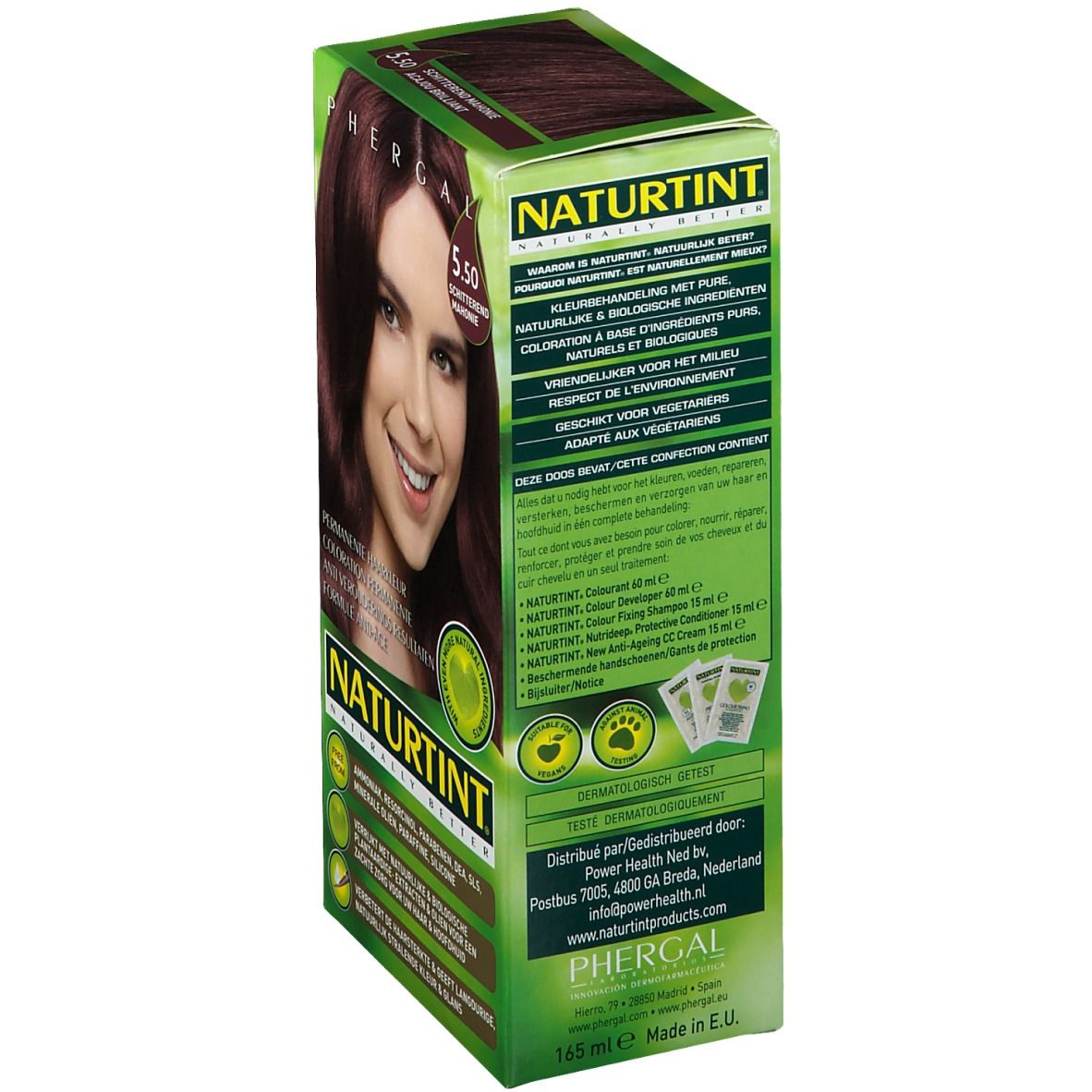 Naturtint Permanente Haarkleuring Schitterend Mahonie 5.5