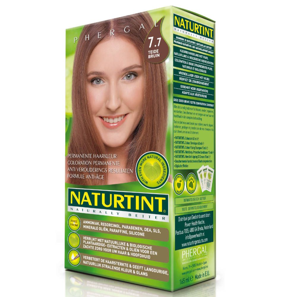 Naturtint Permanente Haarkleuring Teide Bruin 7.7