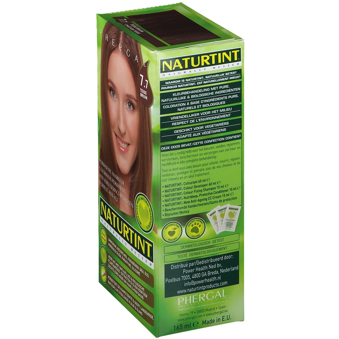 Naturtint Permanente Haarkleuring Teide Bruin 7.7