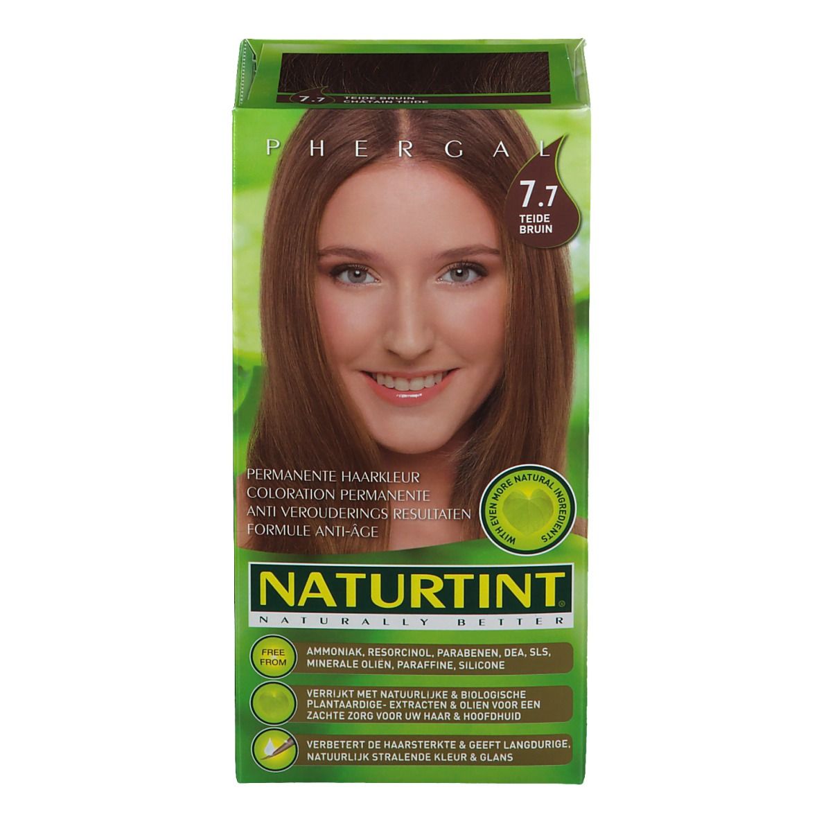Naturtint Permanente Haarkleuring Teide Bruin 7.7