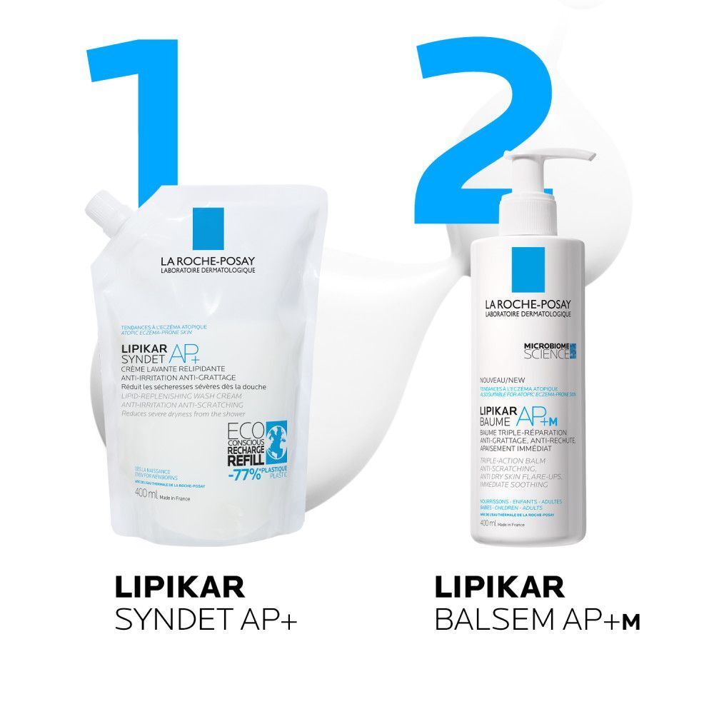 La Roche-Posay Lipikar Syndet AP+ Wascrème Navulling