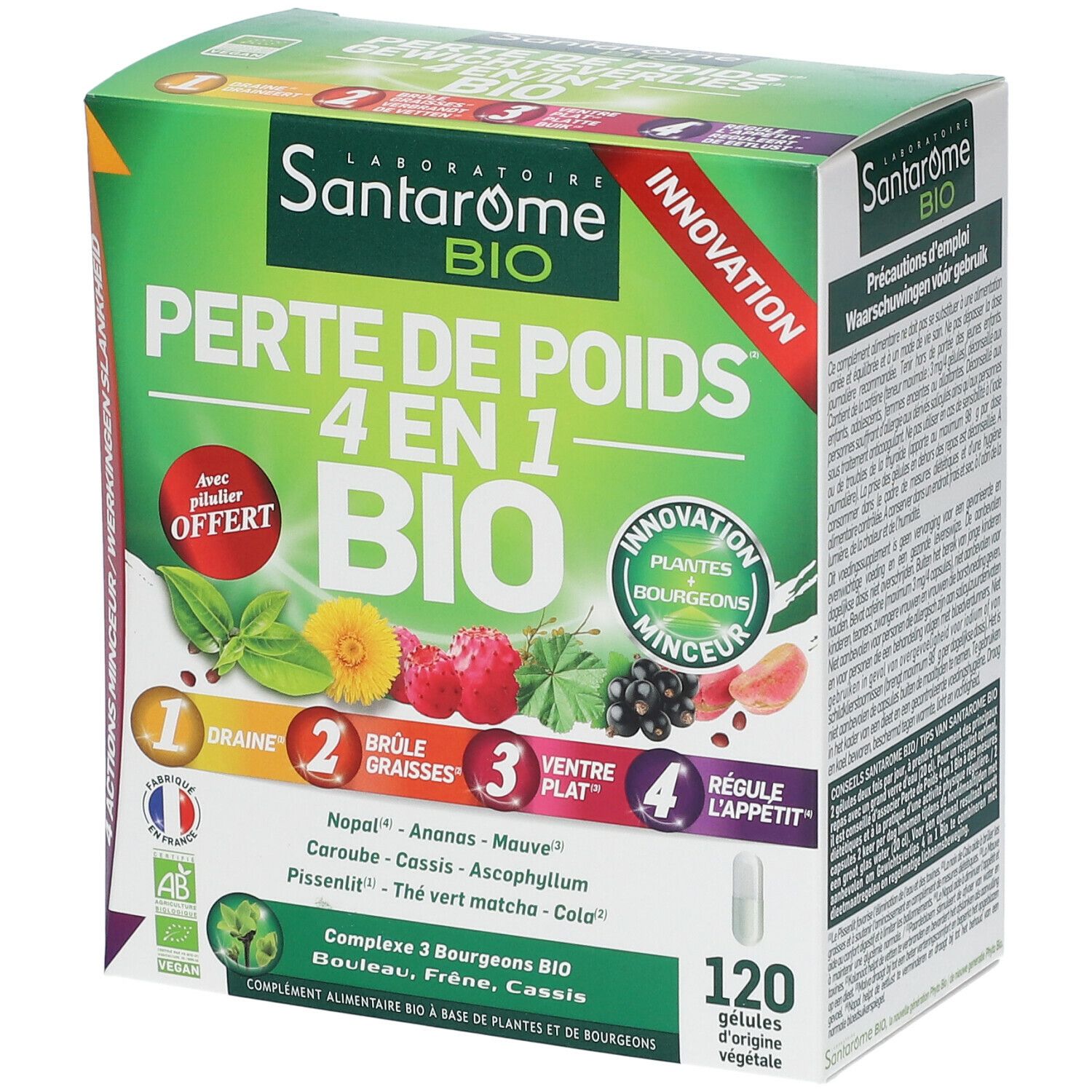 Santarome Perte de Poids 4-en-1 Bio