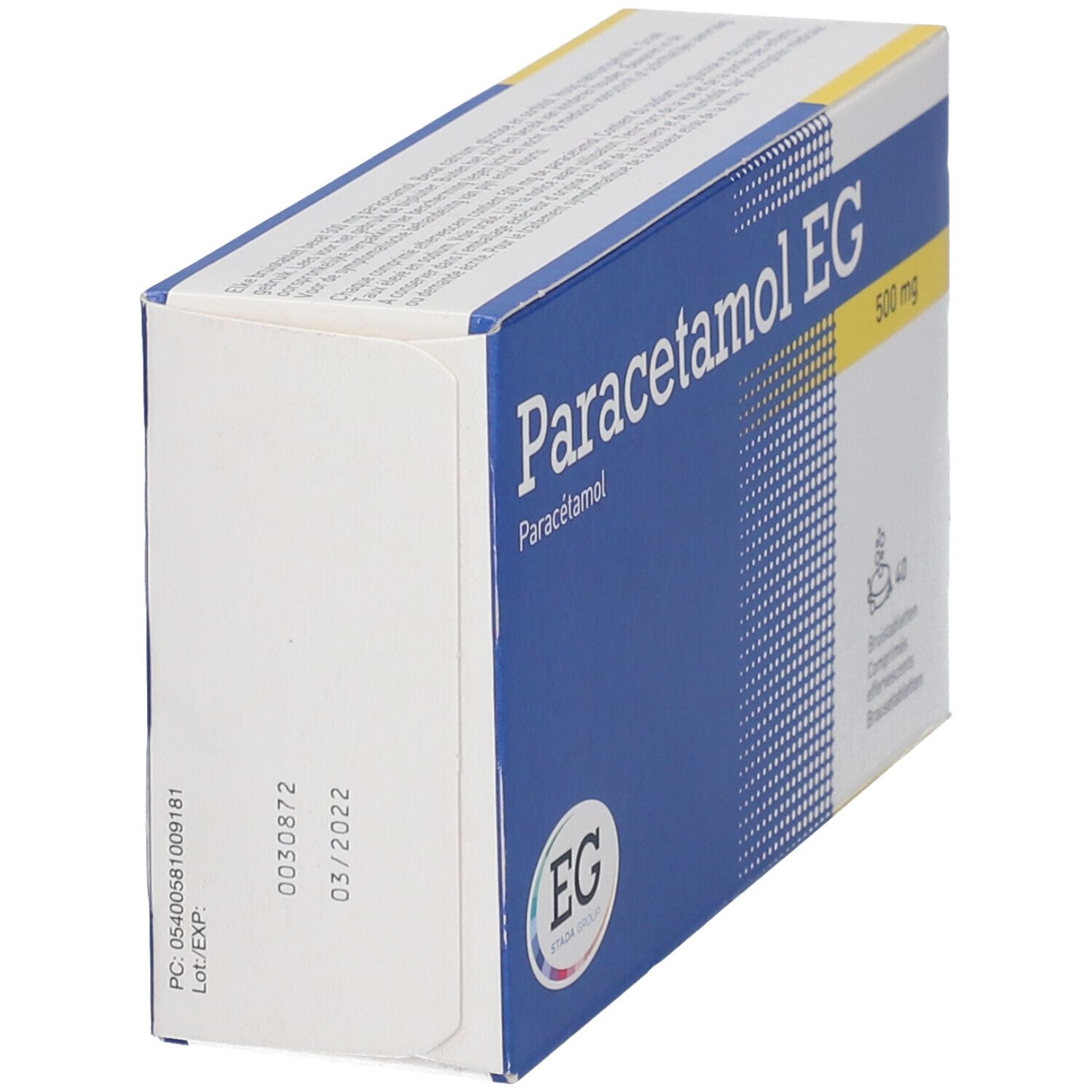 Paracetamol EG 500 mg | Douleur & Fièvre