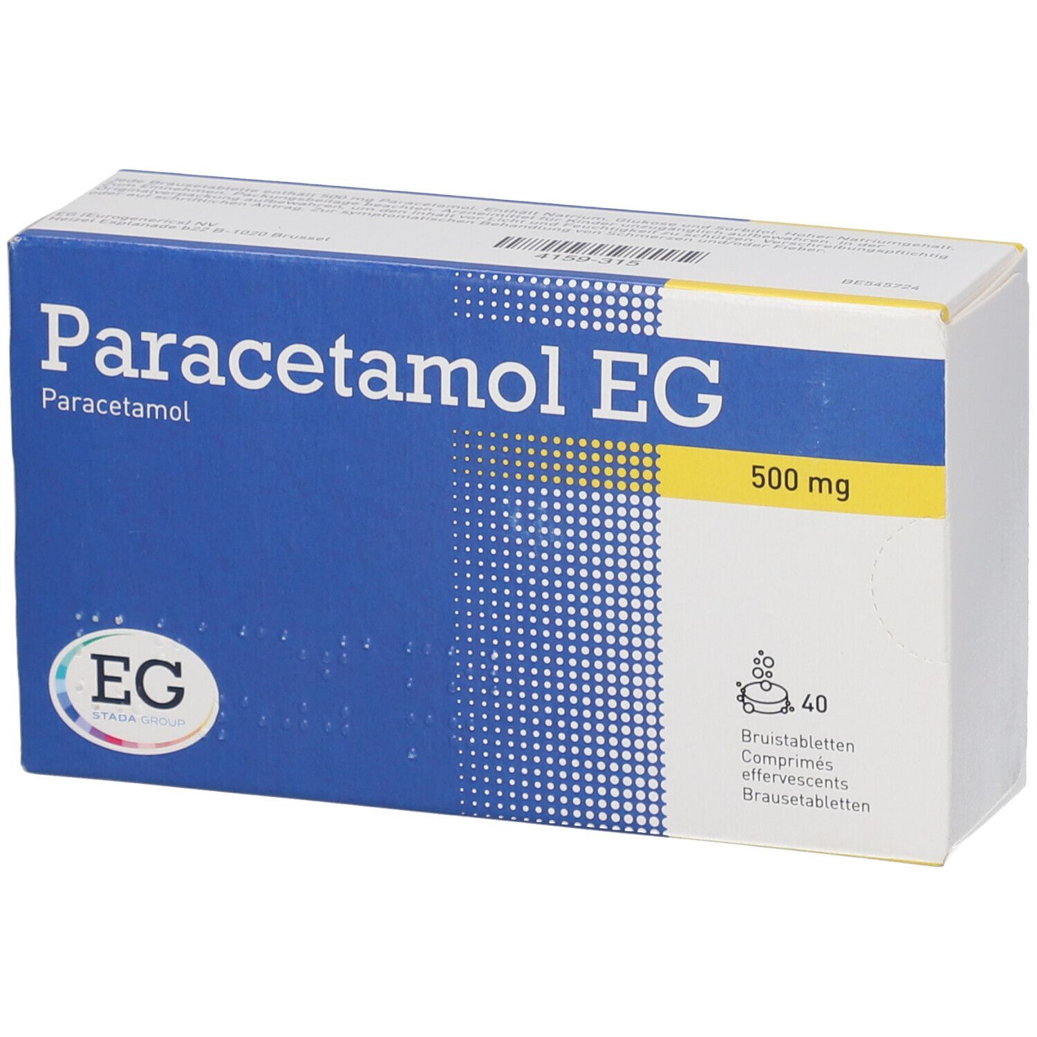 Paracetamol EG 500 mg | Douleur & Fièvre