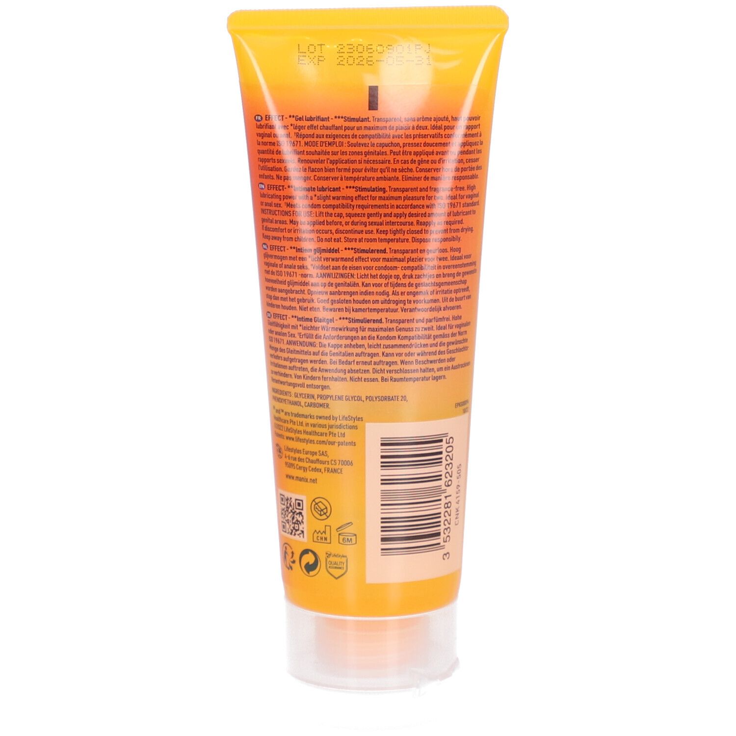Manix Gel Lubrifiant Effect