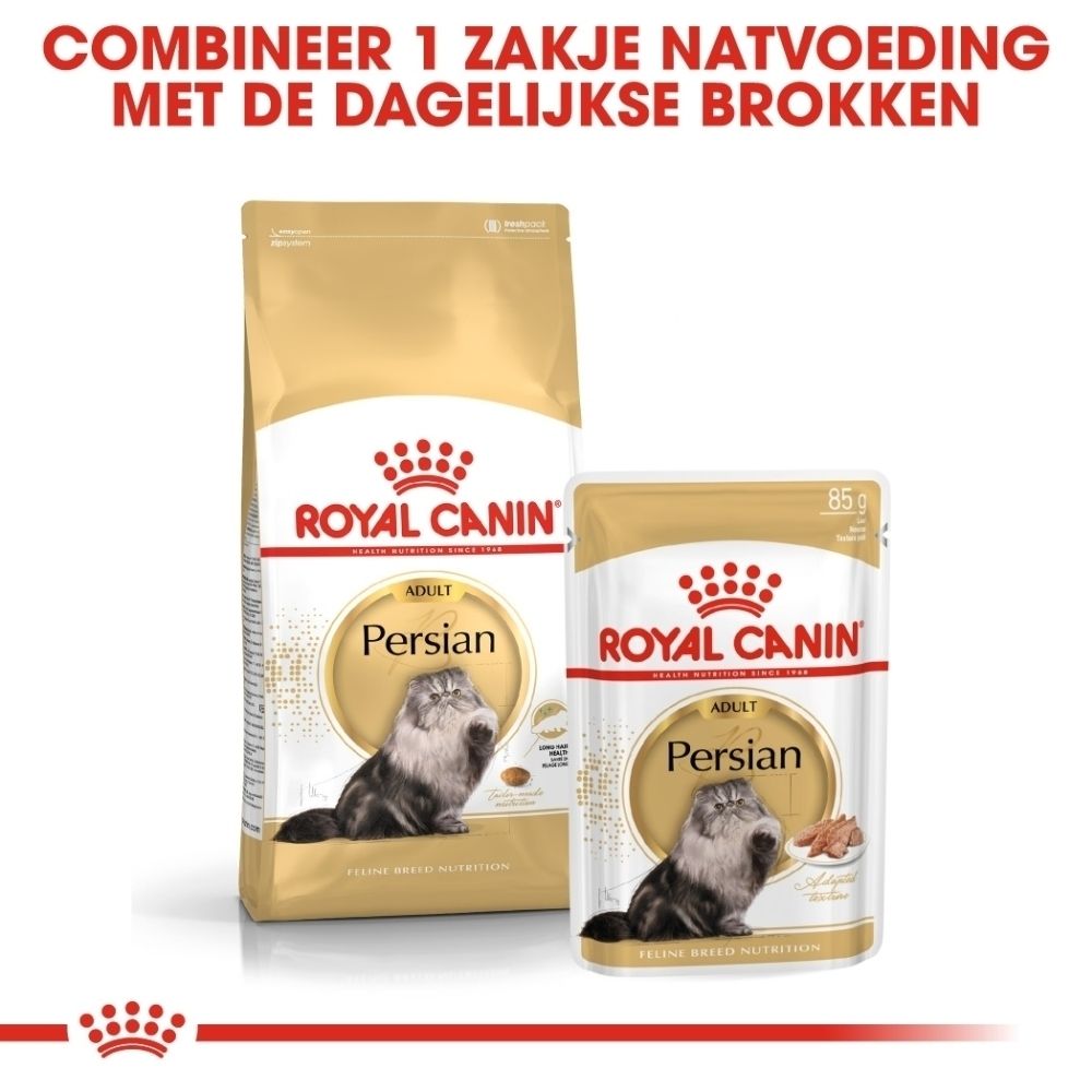 Royal Canin Persian Adult droog- en natvoer voor katten.