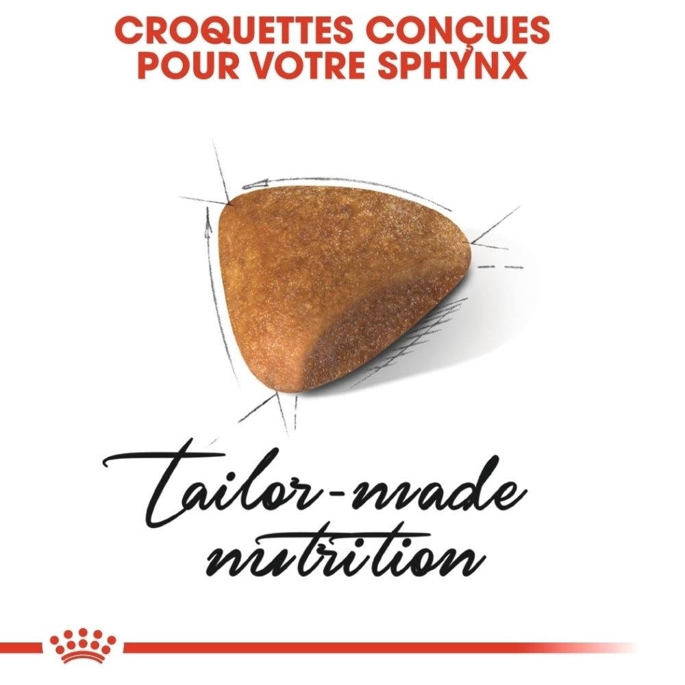 Royal Canin Sphynx: Une croquette unique, conçue pour les chats Sphynx.