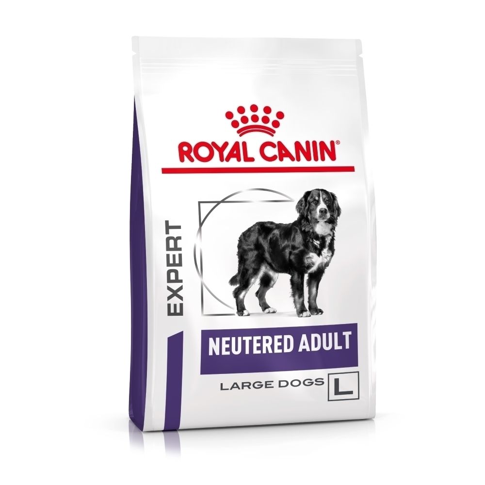 Sac de nourriture pour chiens Royal Canin Expert pour grands chiens adultes stérilisés, taille L.