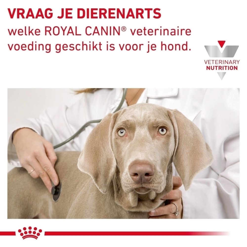 Grafiek toont oude en nieuwe verpakking van Royal Canin Gastrointestinal Low Fat.