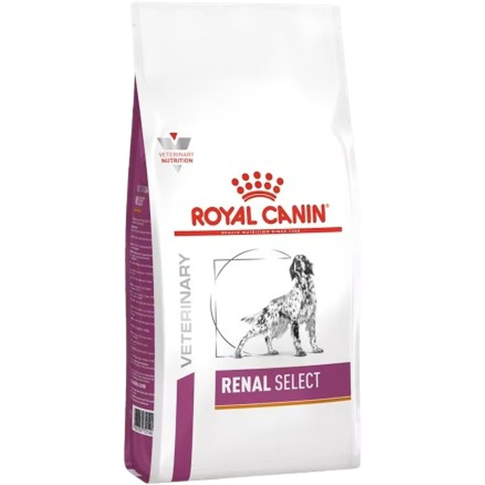 Sacs de nourriture Royal Canin VETERINARY NUTRITION Renal Select pour chien, 10 kg.