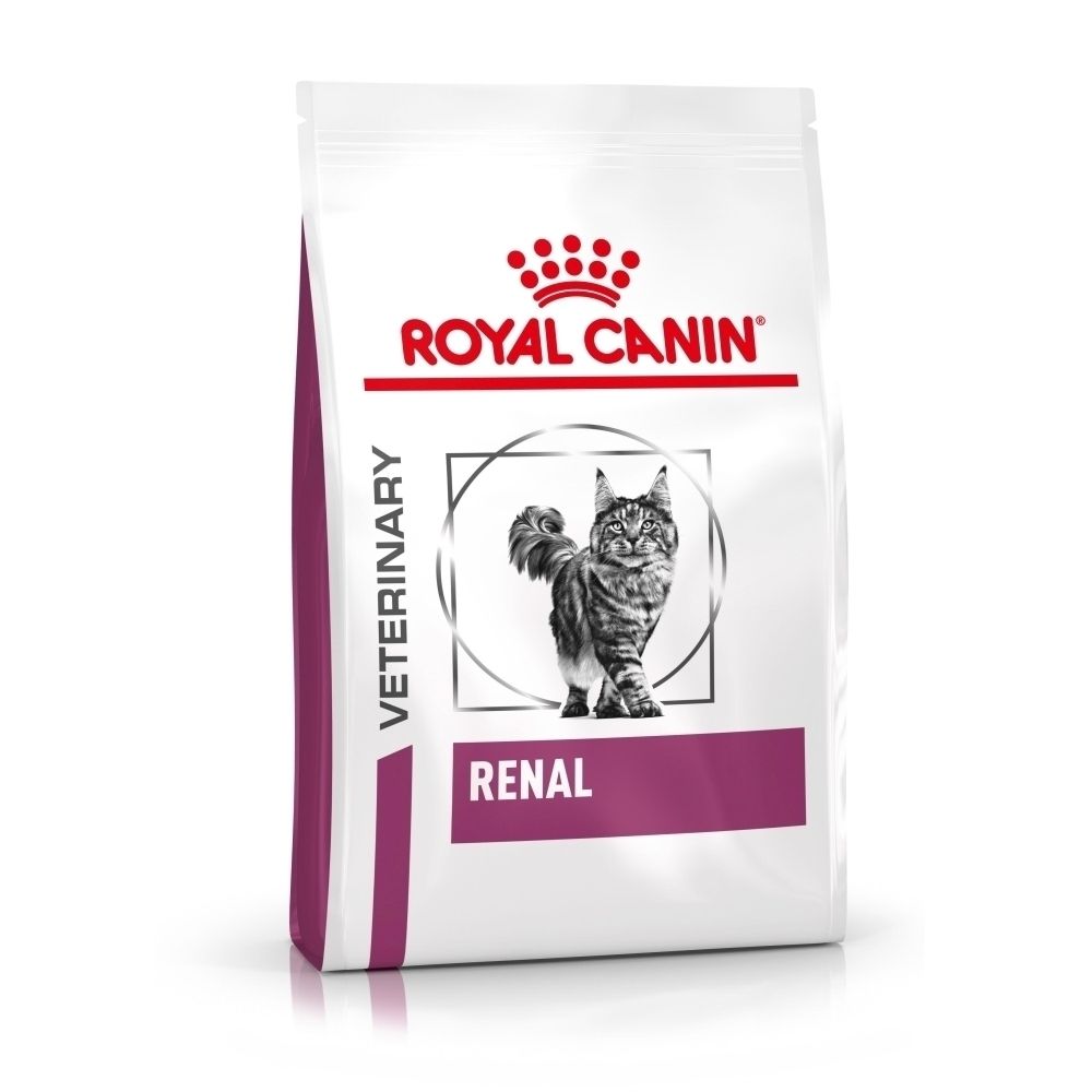 Zak ROYAL CANIN Veterinary Renal droogvoer met kat.