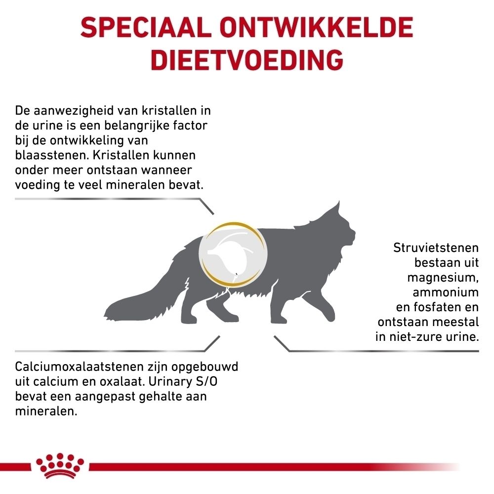 Zak ROYAL CANIN® Urinary S/O droogvoer met kat.
