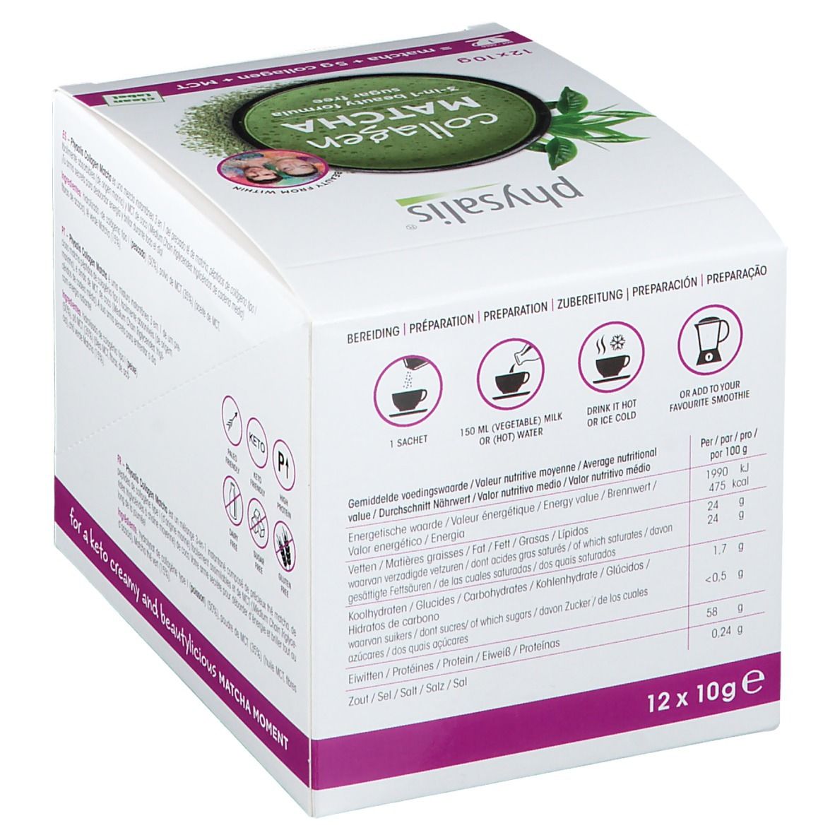 Physalis Collagen Matcha