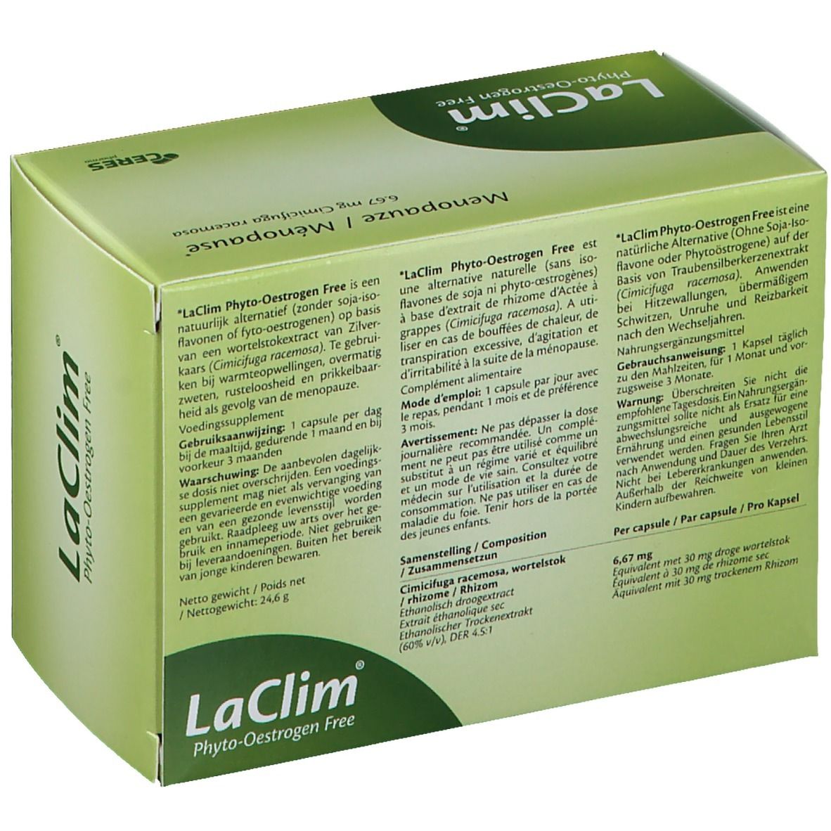 LaClim Phyto-Oestrogen Free