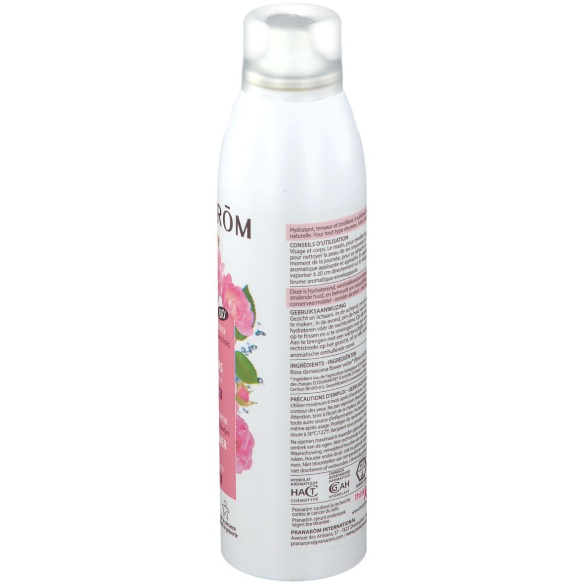 Pranarôm Hydrolat Eau de Rose Bio
