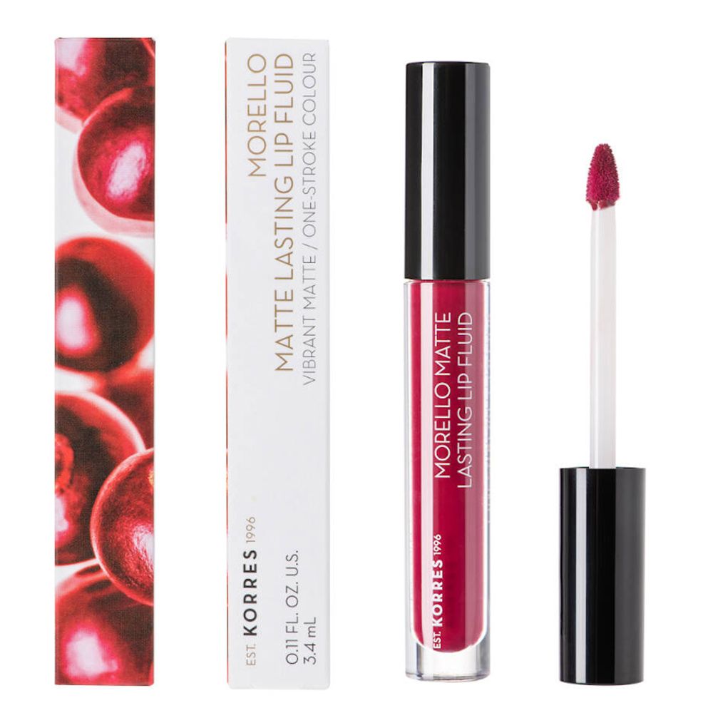 Korres KM Morello Matte Lasting Lip Fluid 74 Fig