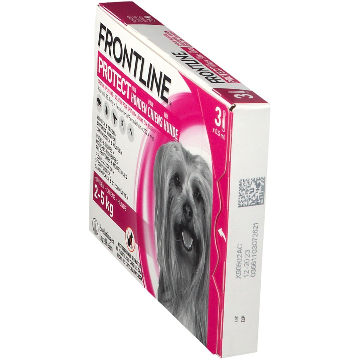 FRONTLINE Protect Spot On Puces et Tiques Chien XS