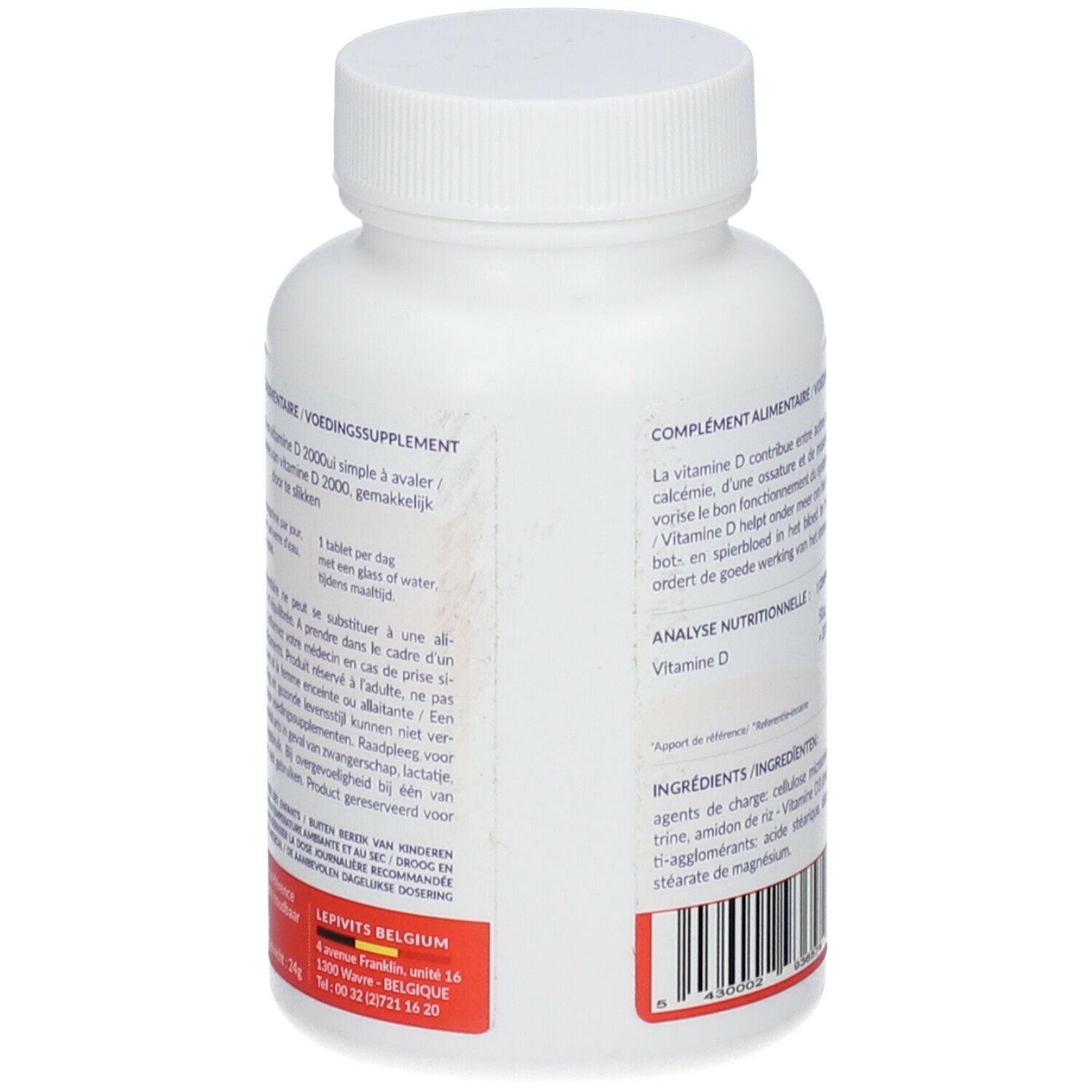 Lepivits® Vitamine D3 Forte Nouveau Modèle
