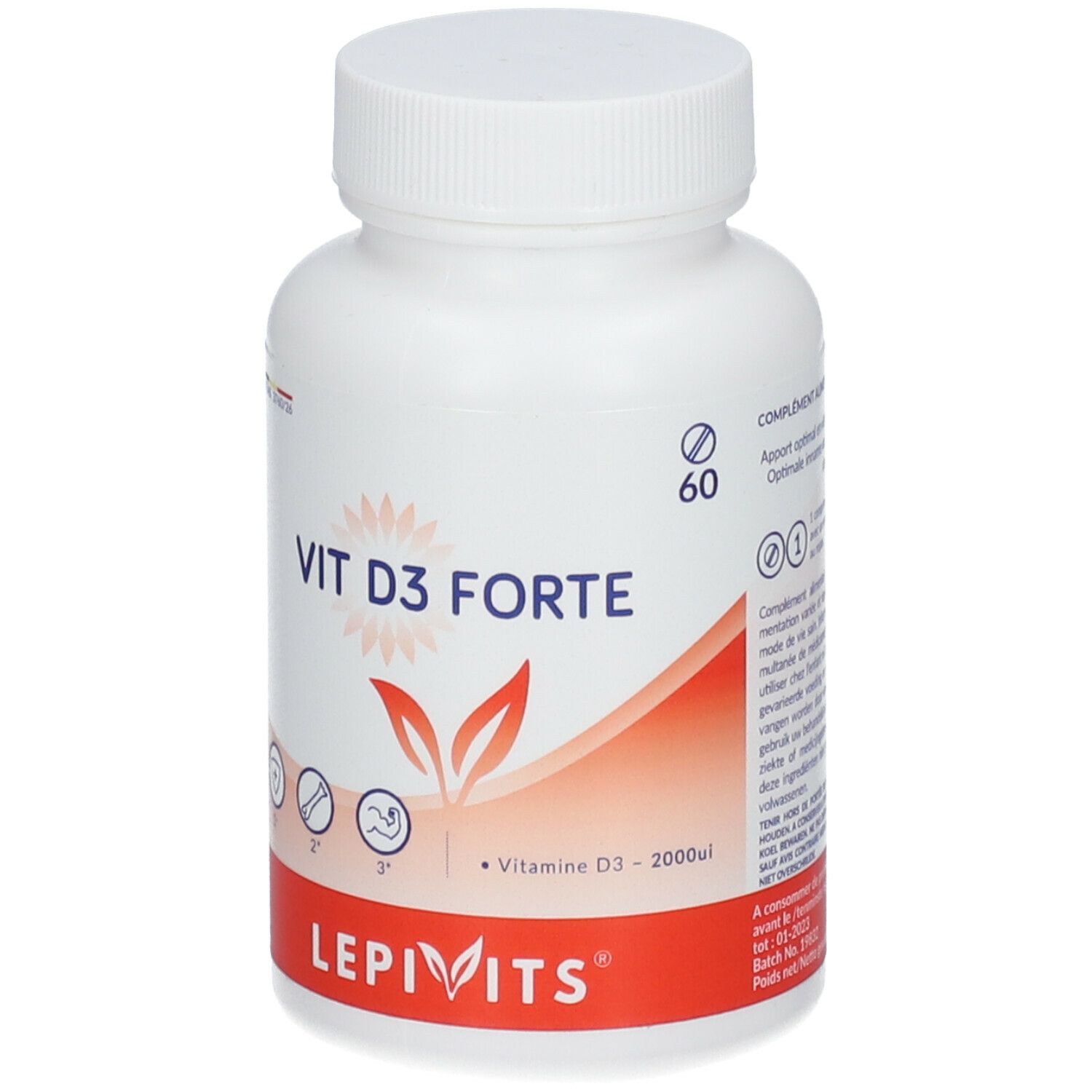Lepivits® Vitamine D3 Forte Nouveau Modèle