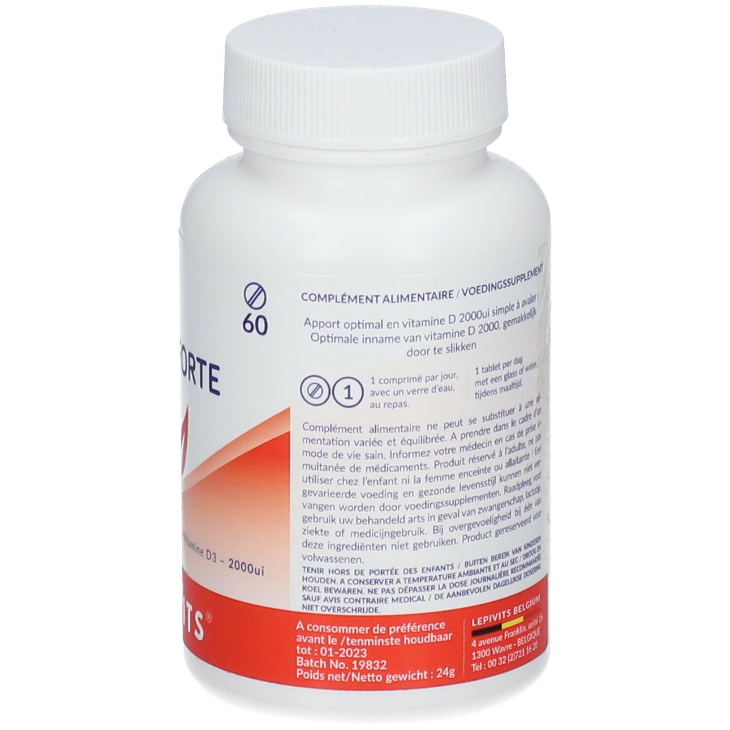 Lepivits® Vitamine D3 Forte Nouveau Modèle