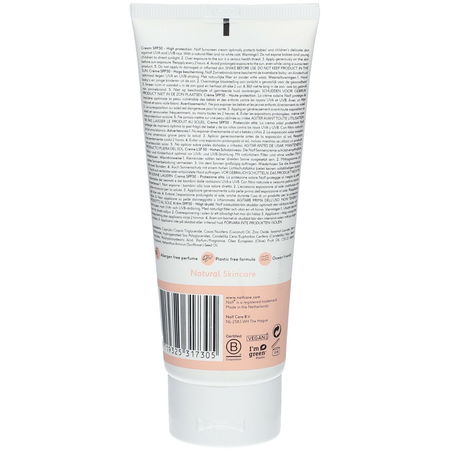 Naïf Baby & Kids Crème Soleil SPF50