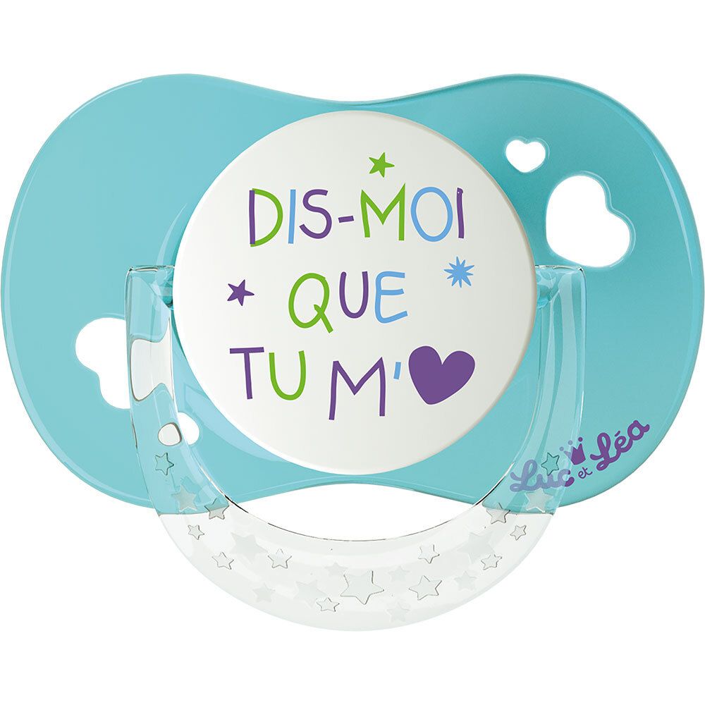 Luc et Léa Tétine Dis-Moi que tu m'Aimes Physiologique 6-18 Moins