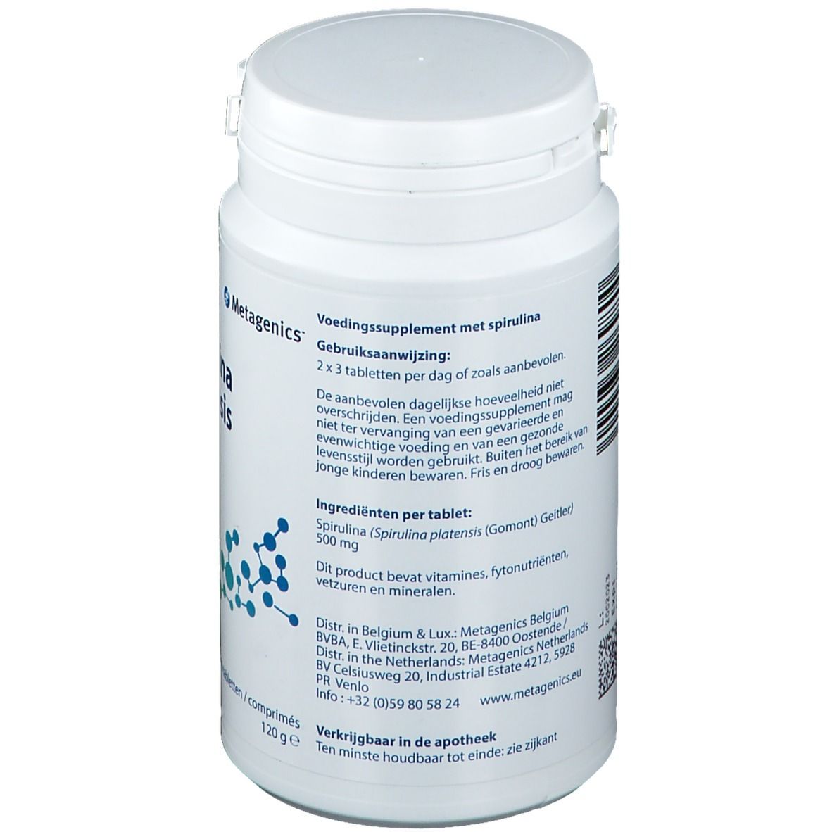 Spirulina Platensis 500mg