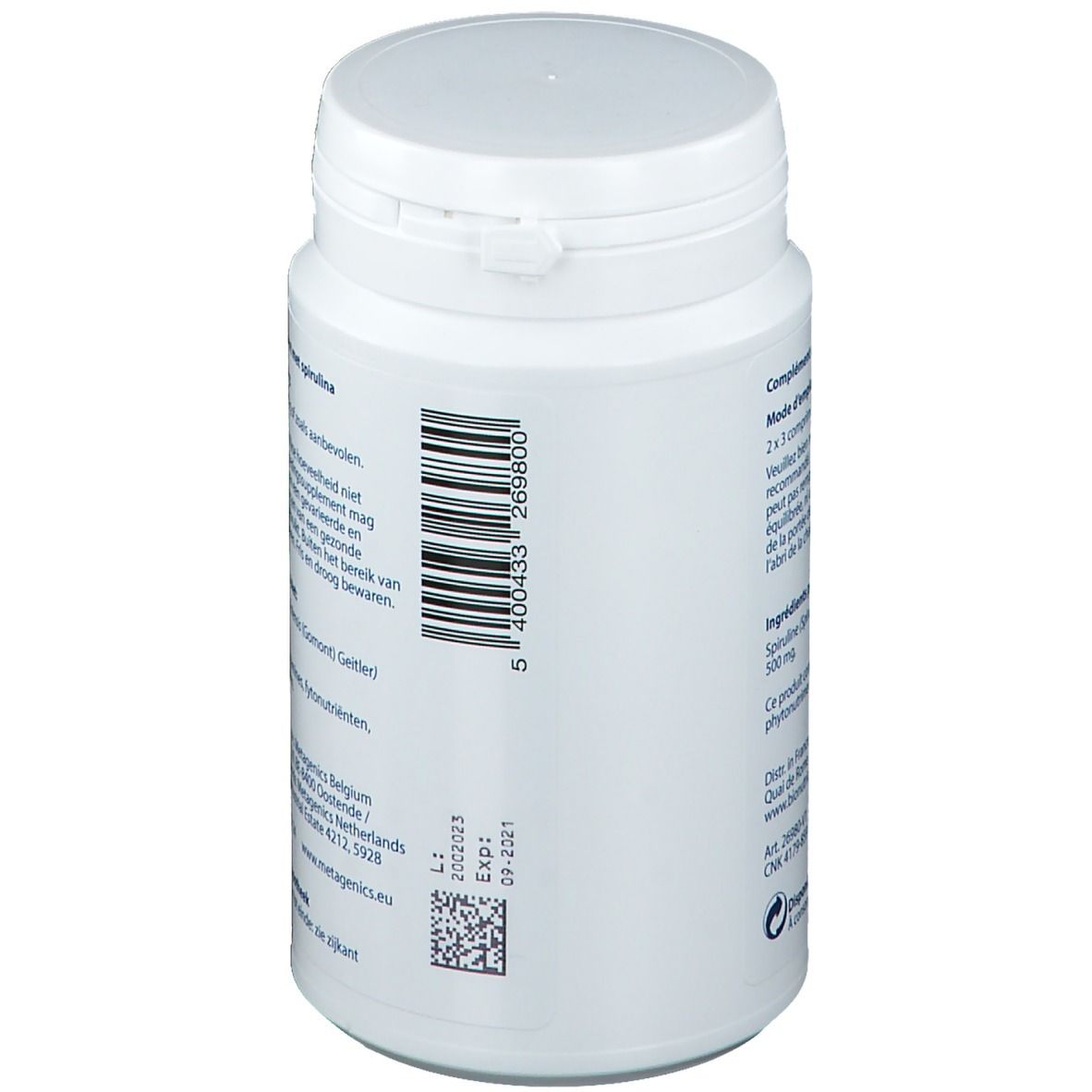 Spirulina Platensis 500mg