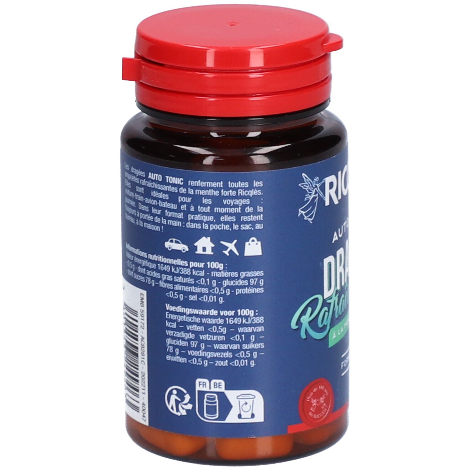 Ricqles Auto Tonic Dragées Menthe